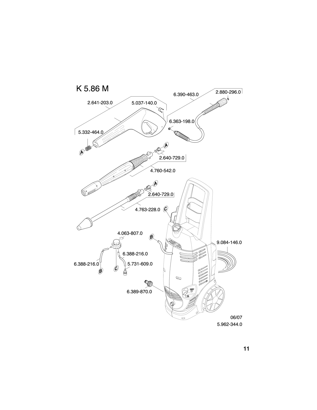 Karcher K 5.86 M, K 4.86 M manual 