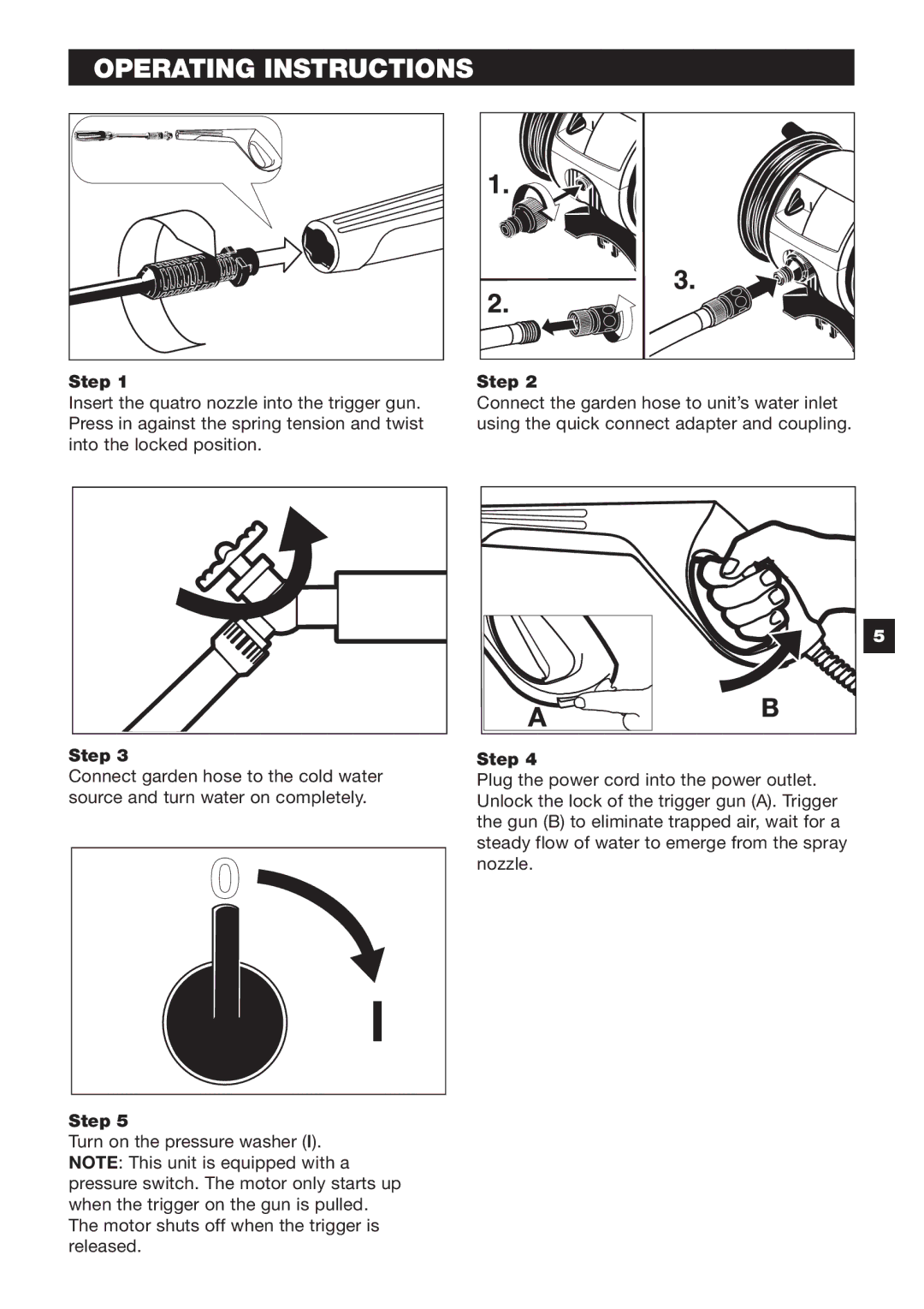 Karcher K 5.50 M specifications Operating Instructions 