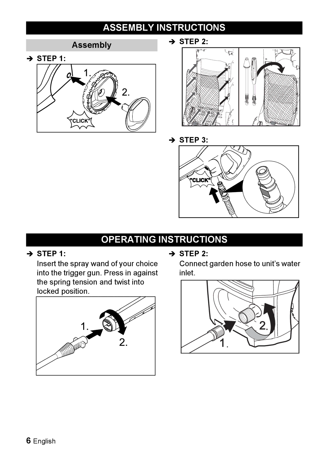 Karcher K 5.690 manuel dutilisation Assembly Instructions, Operating Instructions 