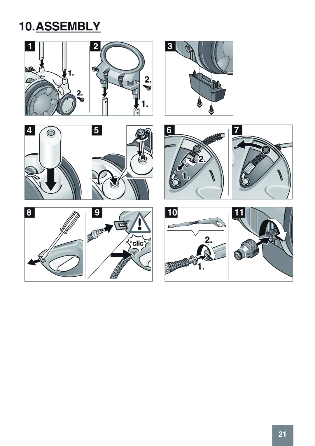 Karcher K 6.50 MB manual Assembly 