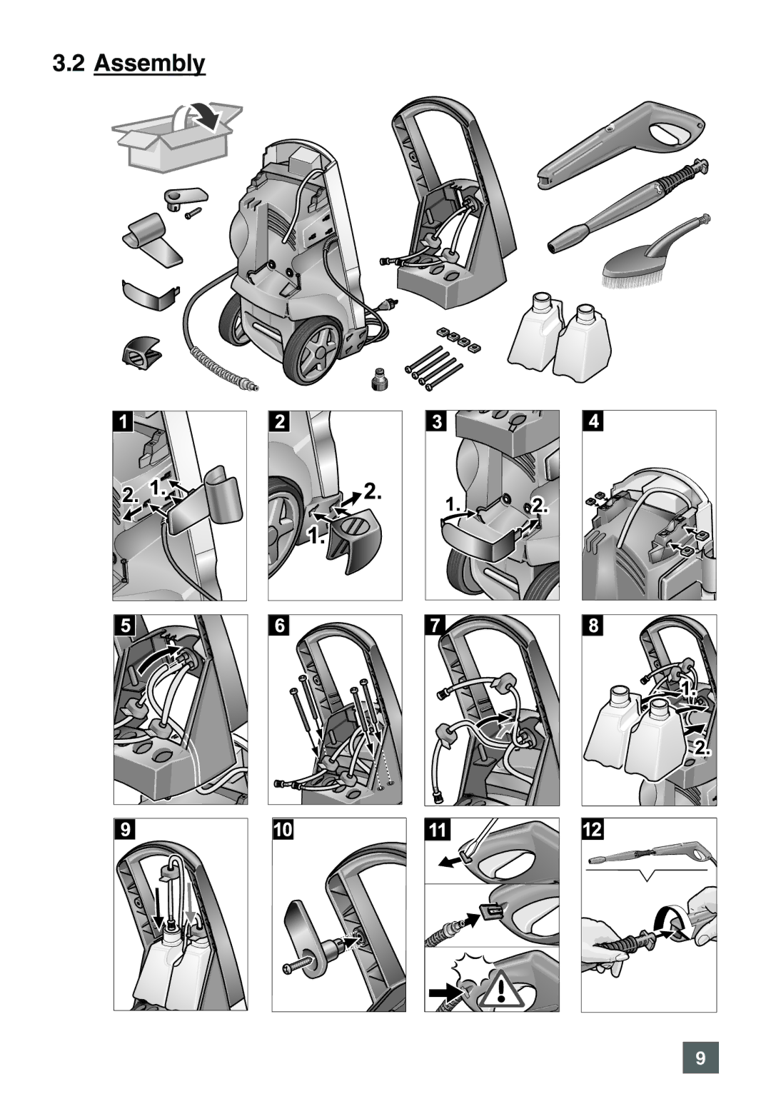 Karcher K 7.85 M operating instructions Assembly 