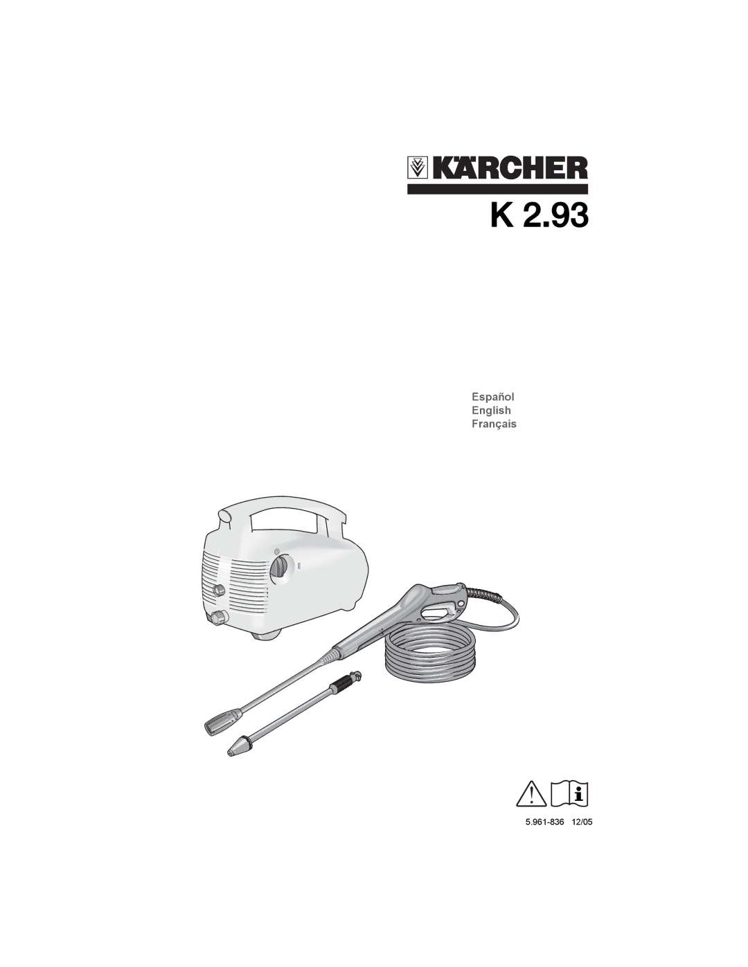 Karcher K2.93 manual Español English Français 