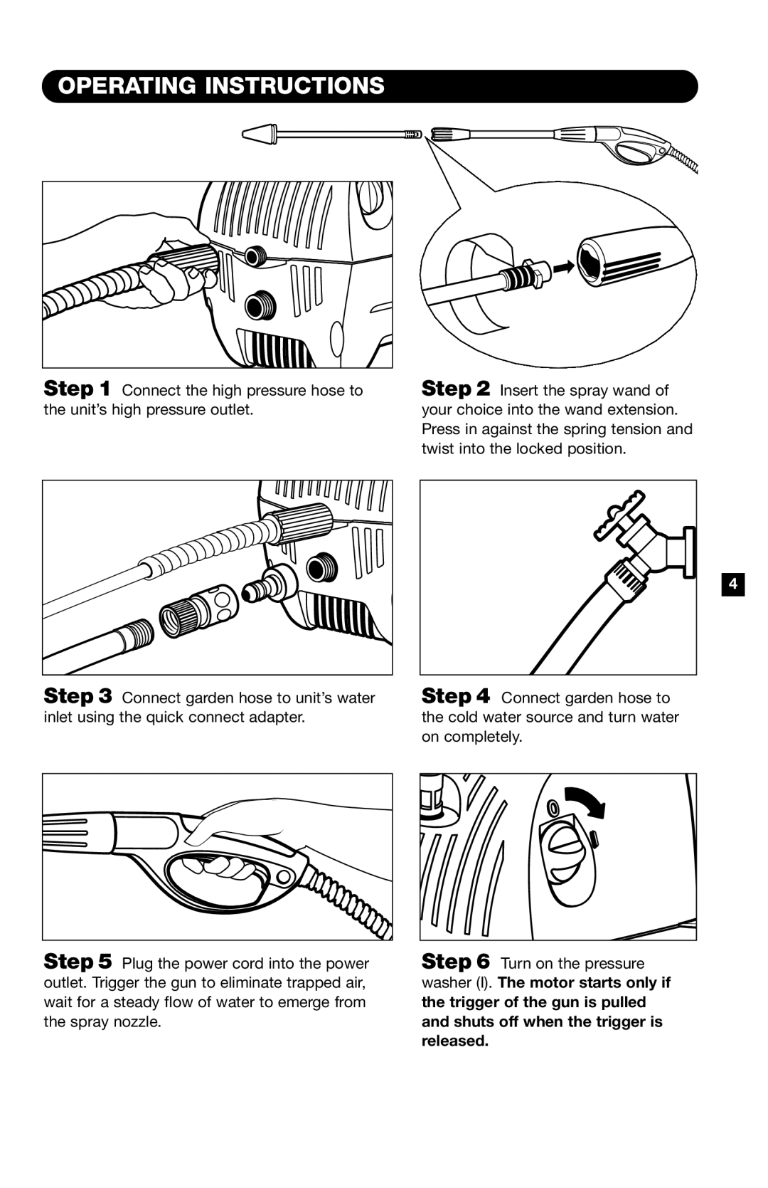 Karcher K330M specifications Operating Instructions 