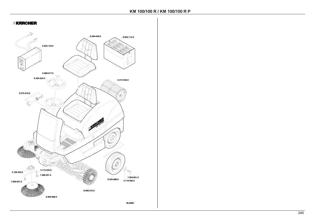 Karcher KM 100 / 100 R P manual KM 100/100 R / KM 100/100 R P 