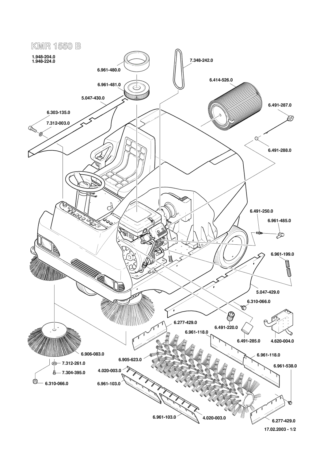 Karcher KMR 1550 B manual 