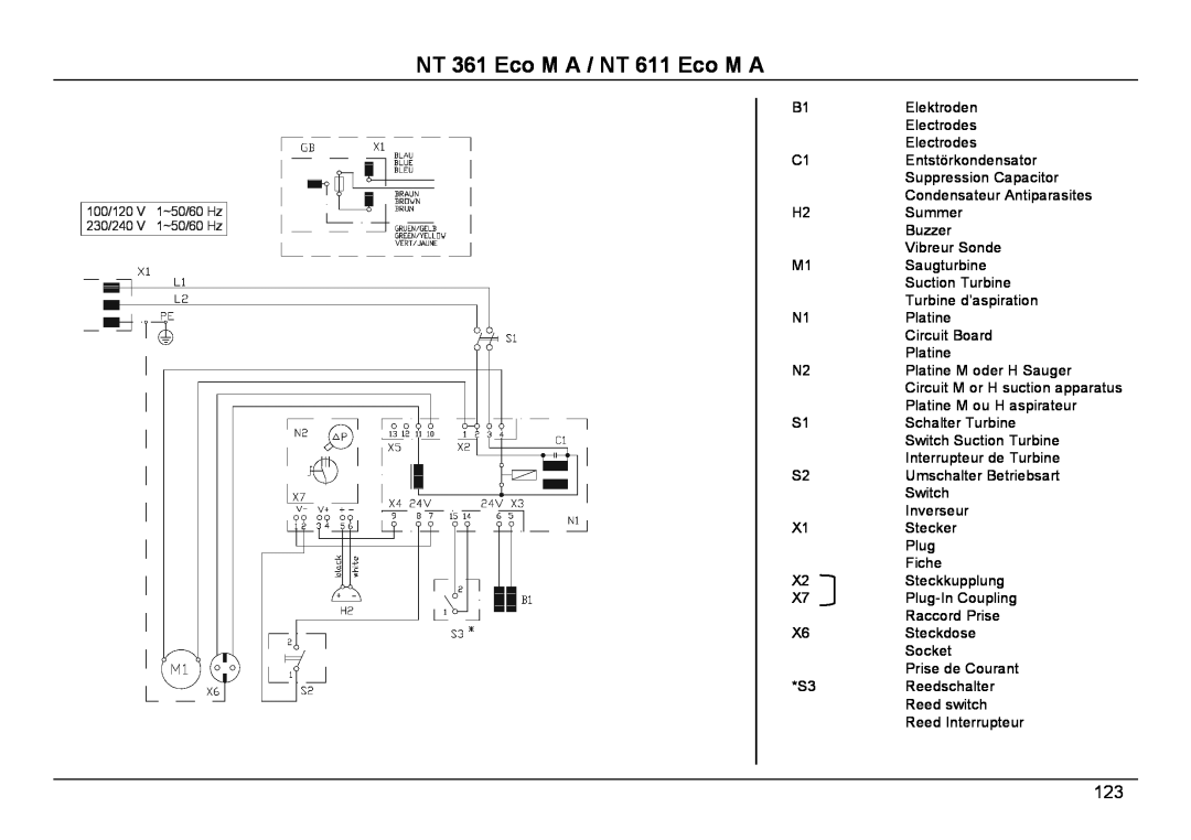Karcher NT 361 ECO M A, NT 611 ECO M A manual NT 361 Eco M A / NT 611 Eco M A, Elektroden 