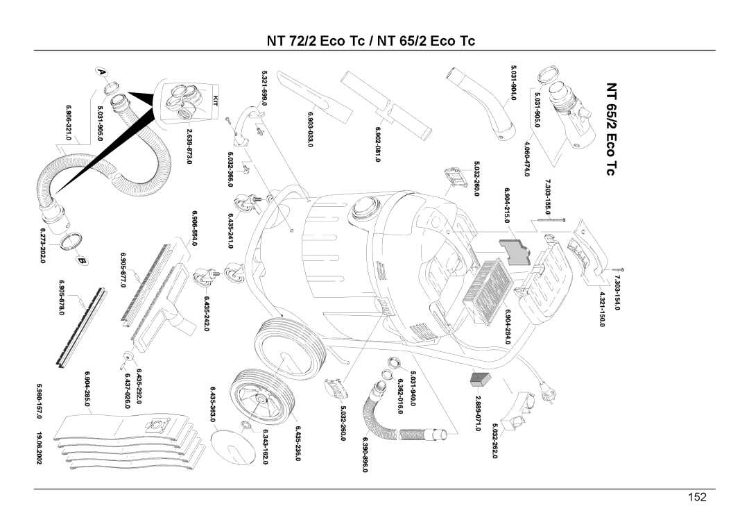 Karcher NT 65/2 ECO TC manual 152 