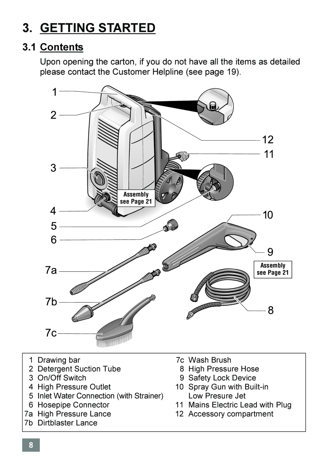 Karcher PRESSURE WASHER, KB 2020 manual $2.9 