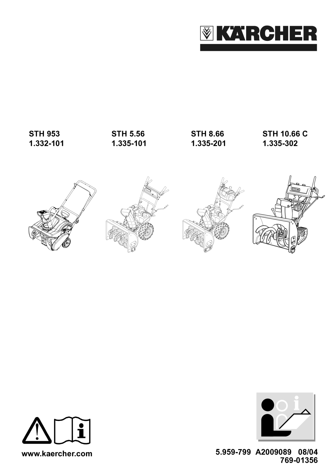 Karcher STH 5.56, STH 8.66, STH 10.66 C manual Sth 