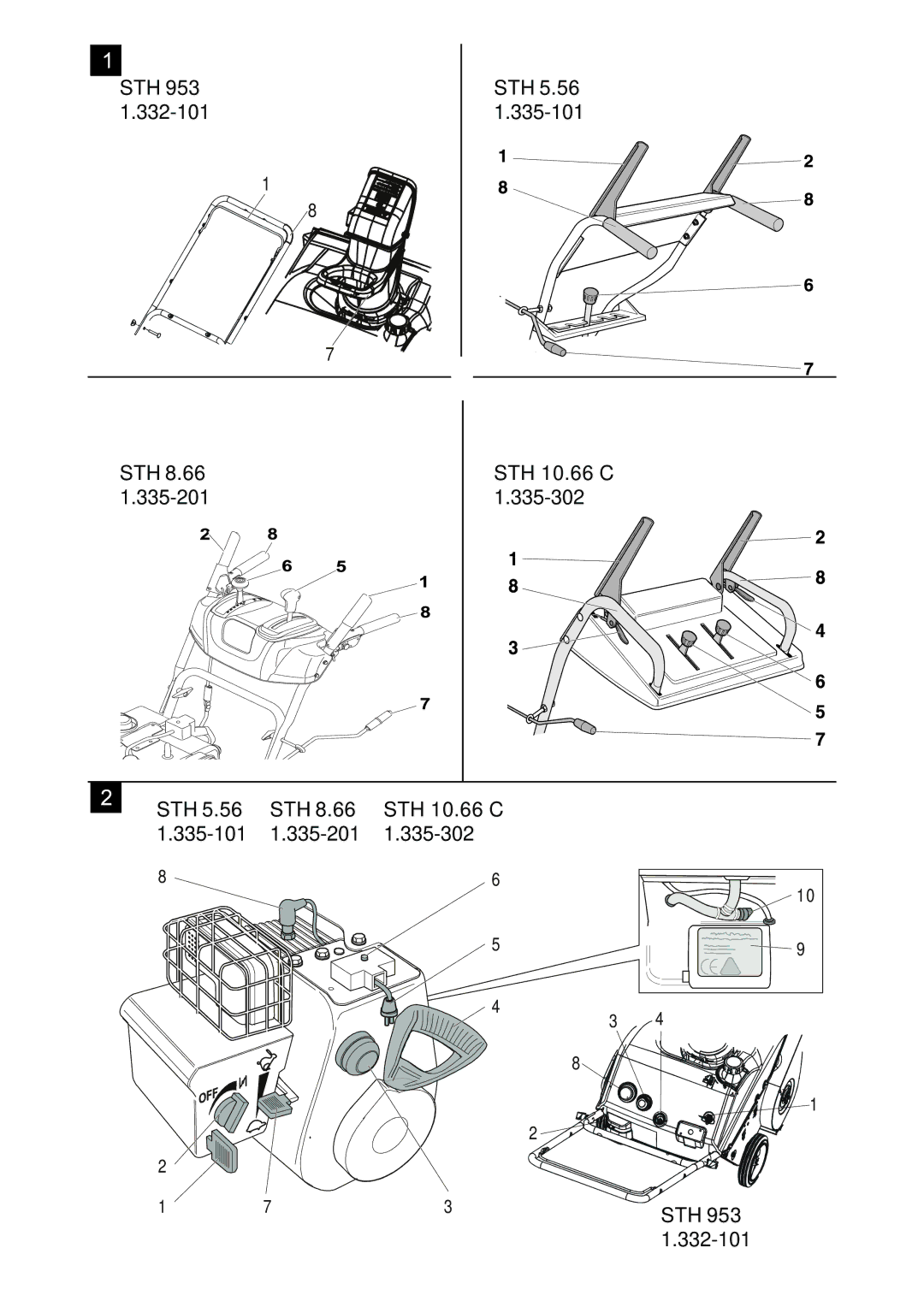 Karcher STH 8.66, STH 5.56 manual STH STH 10.66 C 335-201 335-302 335-101 332-101 