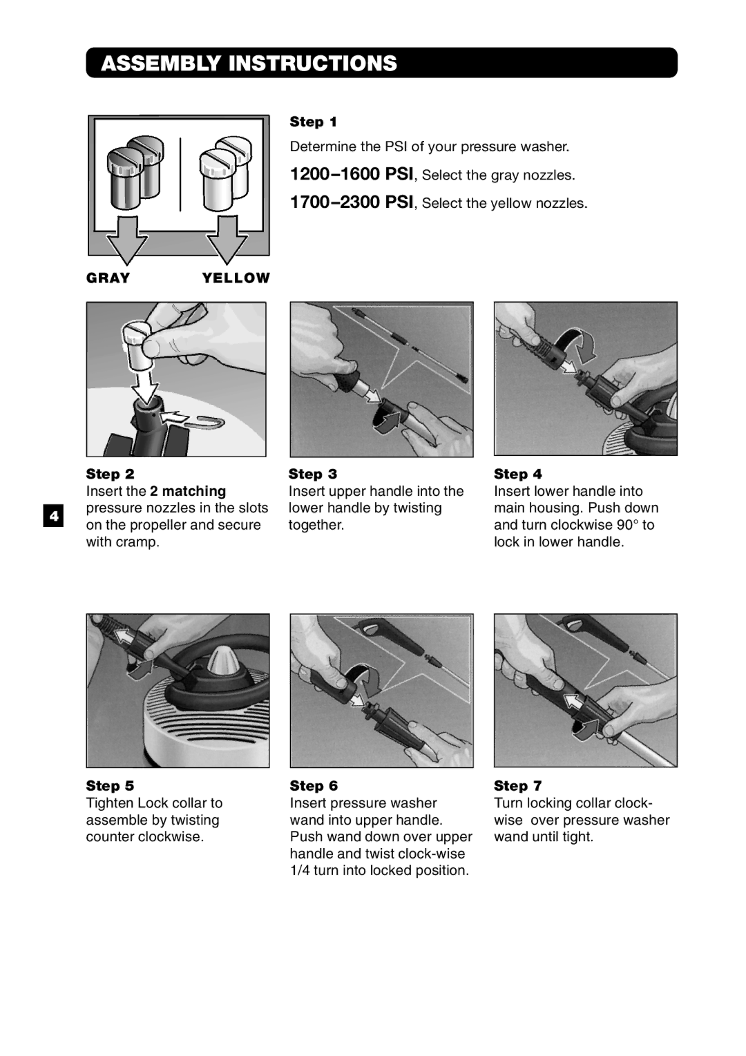 Karcher T 300, T-Racer manual Assembly Instructions, Step 