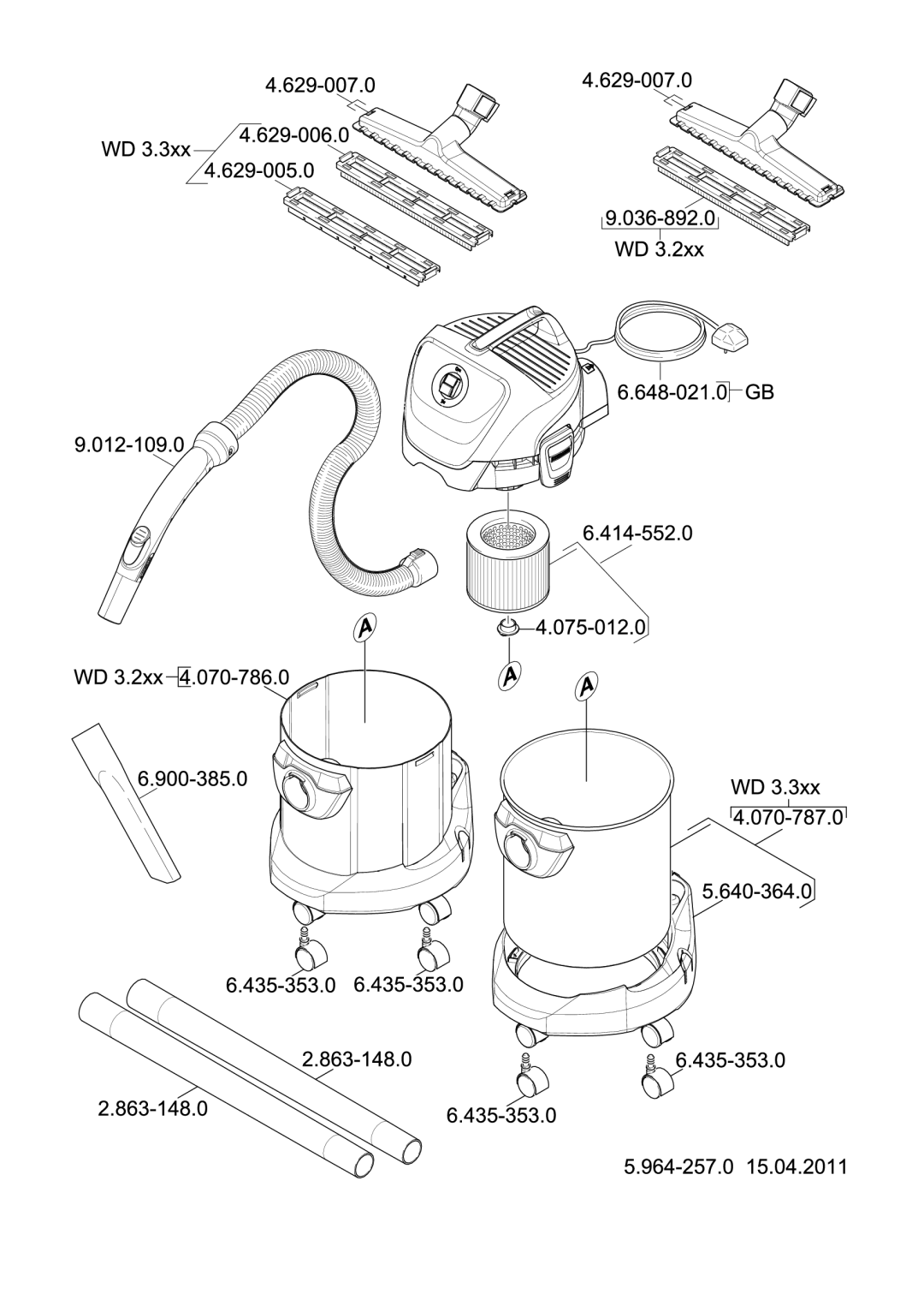 Karcher WD 3.2XX manual 