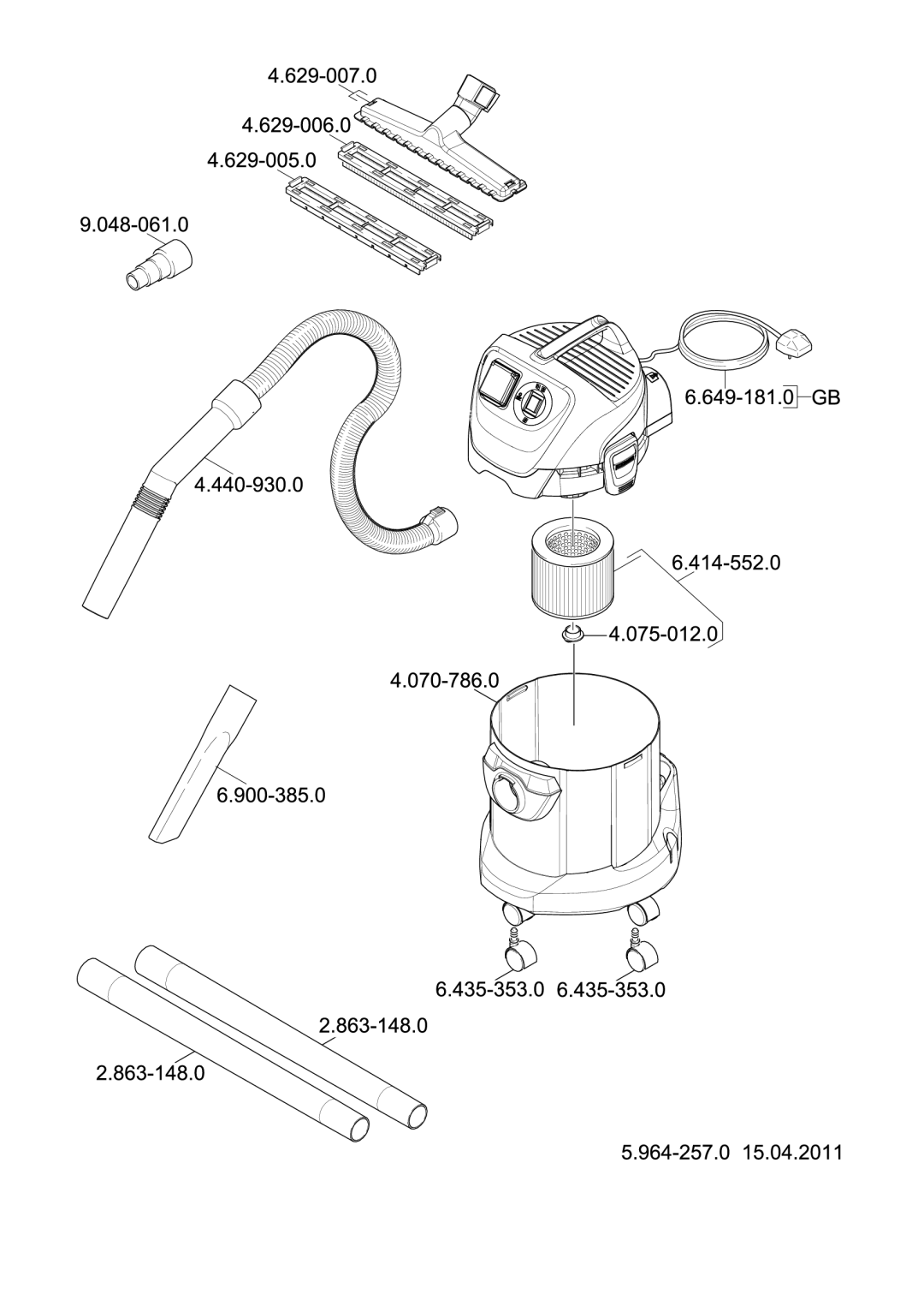 Karcher WD 3.2XX manual 