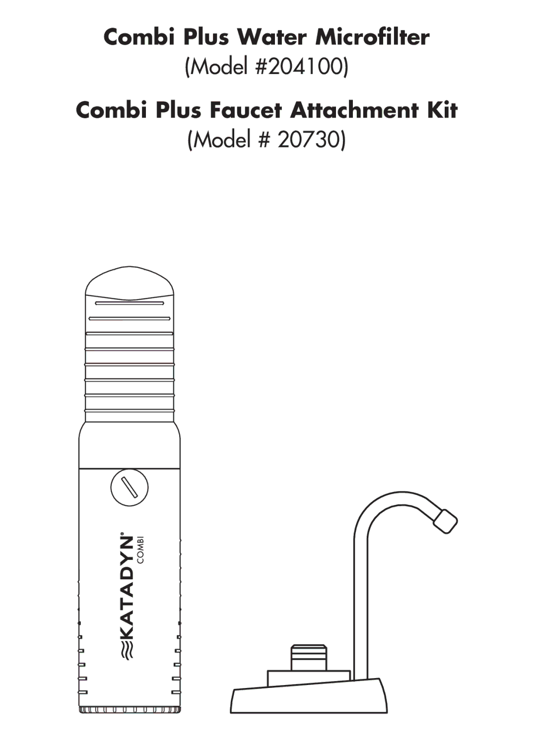 Katadyn 2040000 manual Combi Plus Water Microfilter 