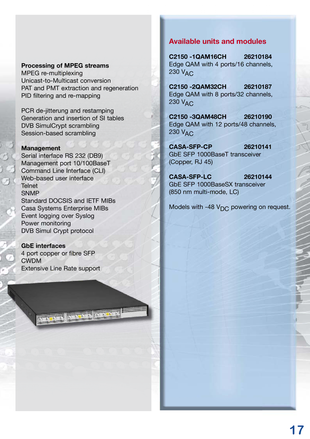 Kathrein 3 manual Snmp 