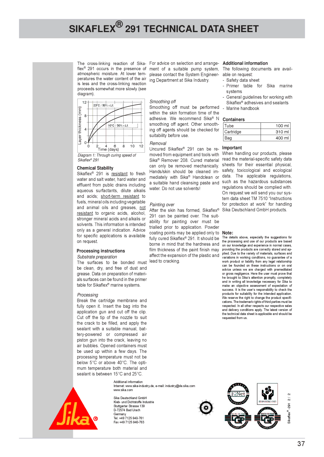 Kathrein cap910 manual Chemical Stability 