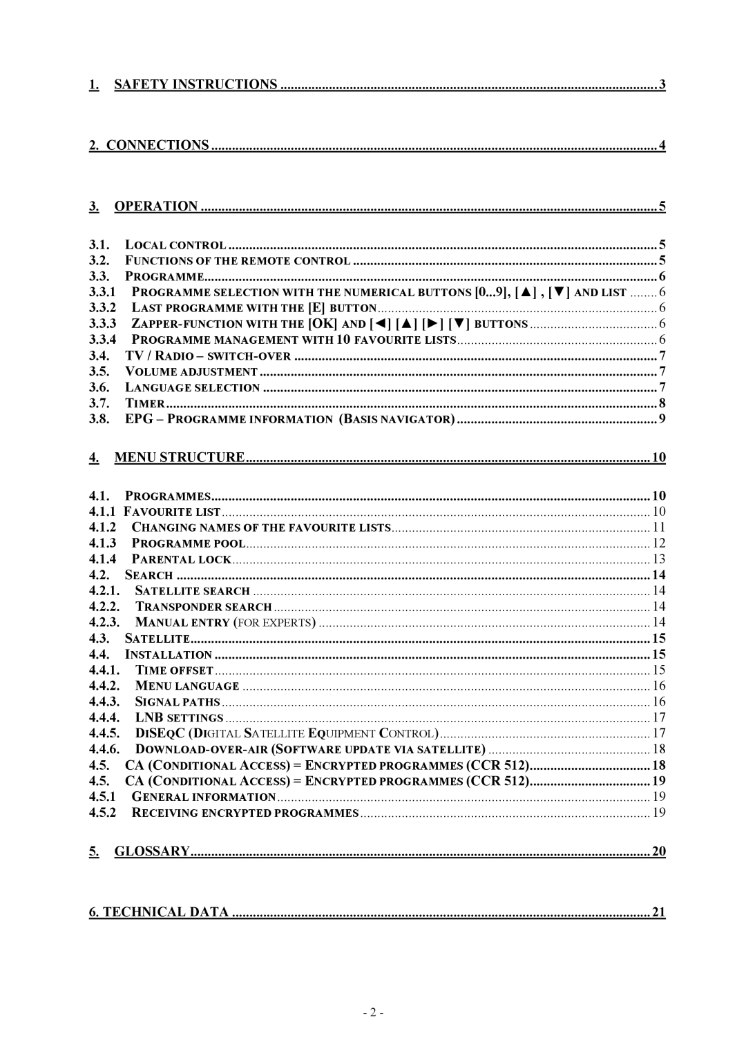 Kathrein CCR 512/S, CCR 502/S manual DOWNLOAD-OVER-AIRSOFTWARE Update VIA Satellite 