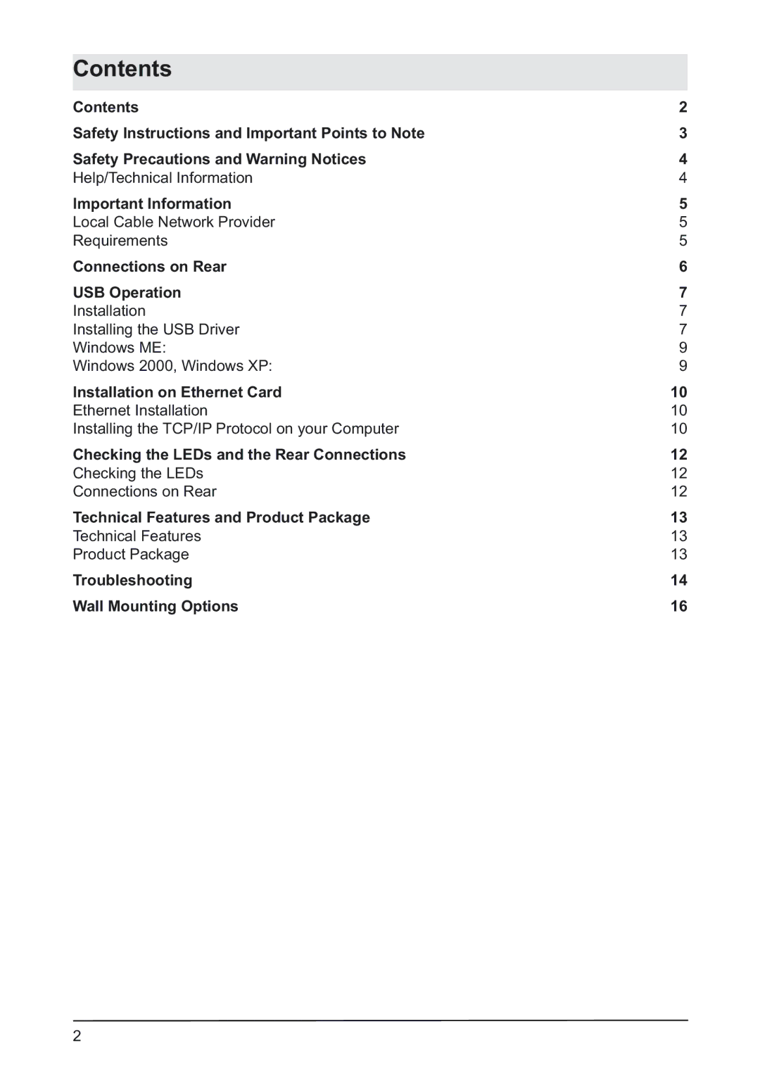 Kathrein DCV 10 E manual Rqwhqwv 