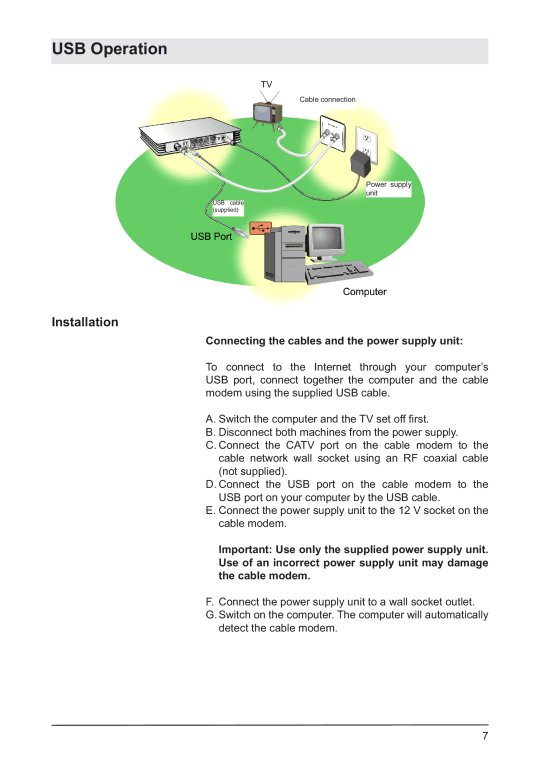 Kathrein DCV 10 E manual 86%2SHUDWLRQ, Qvwdoodwlrq, WkhFdeohPrghp 