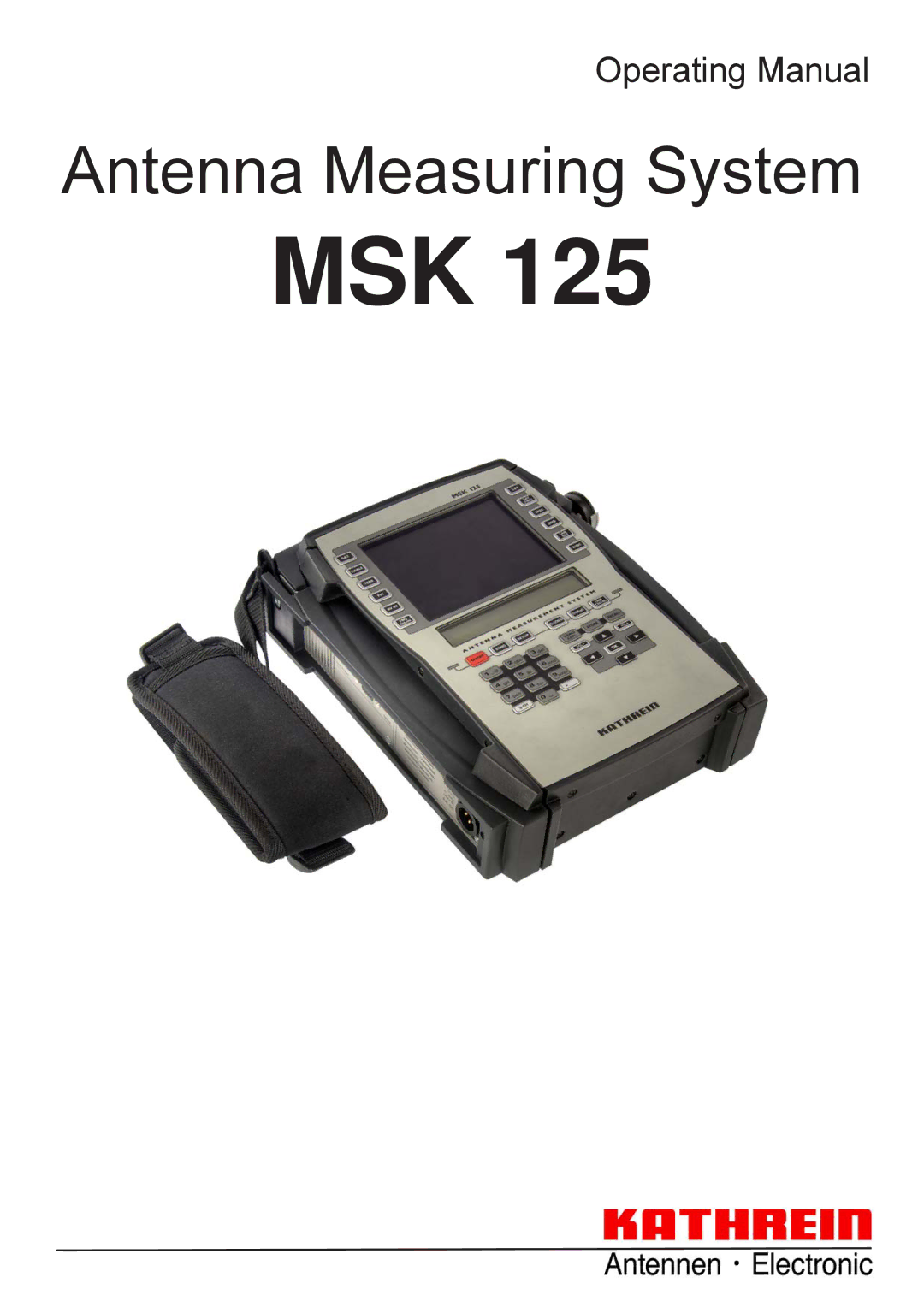 Kathrein MSK 125 manual Msk 