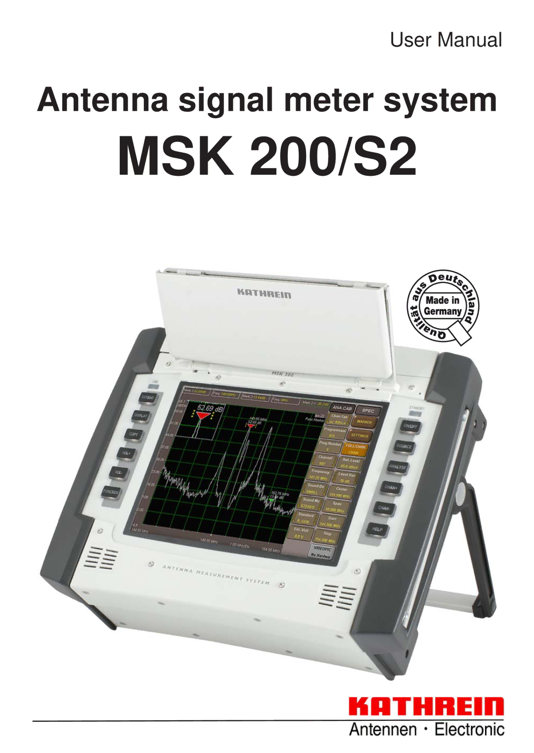 Kathrein MSK 200/S2 user manual 