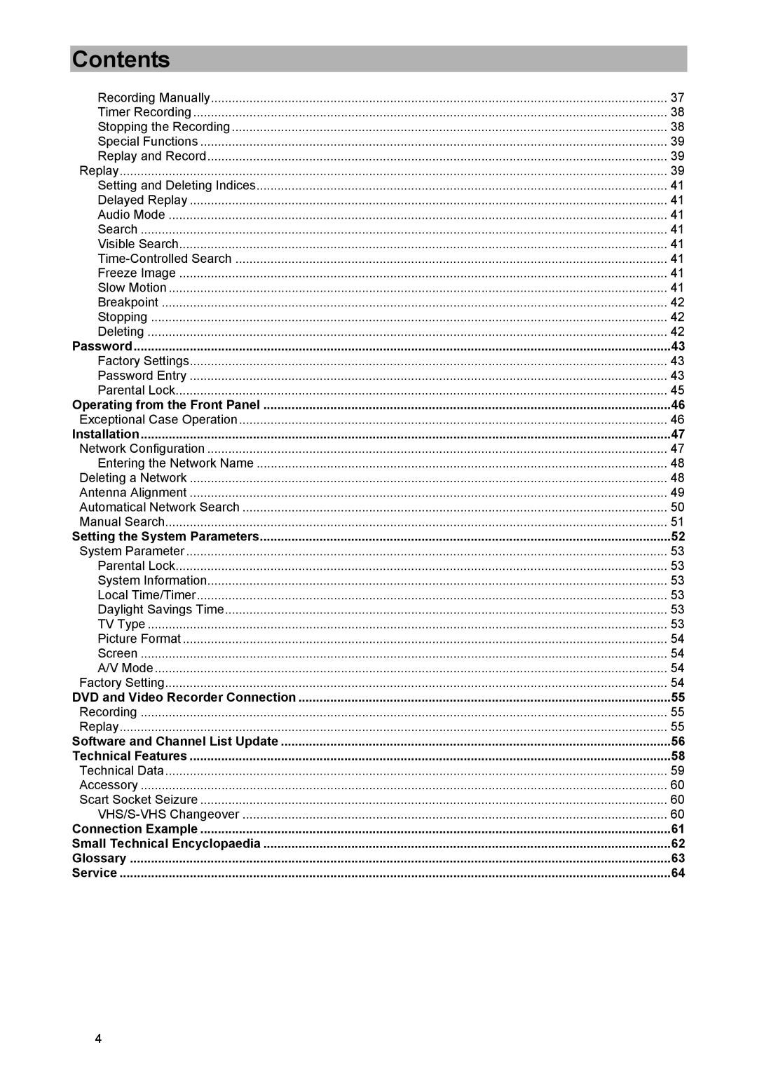 Kathrein UFD 574/S manual Password 