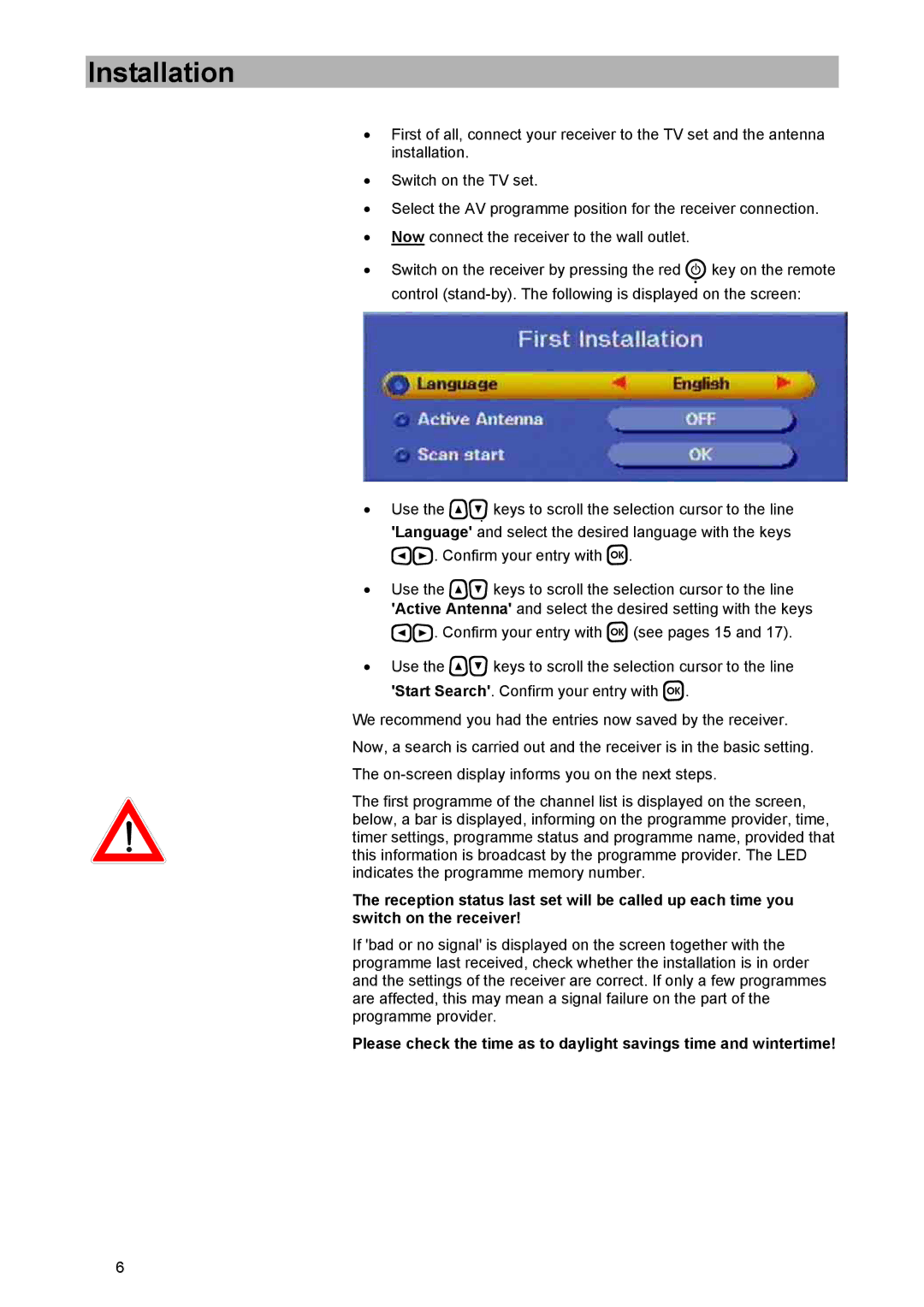 Kathrein UFD 574/S manual Installation 