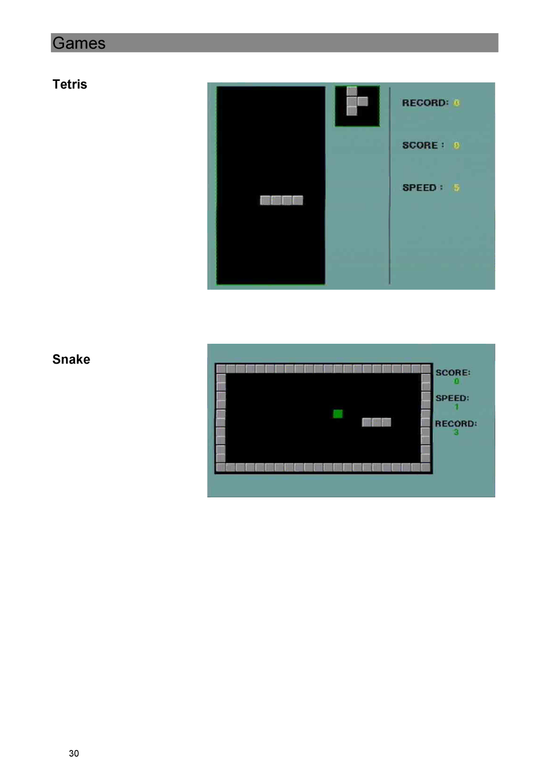 Kathrein UFE 370/S manual Tetris Snake 