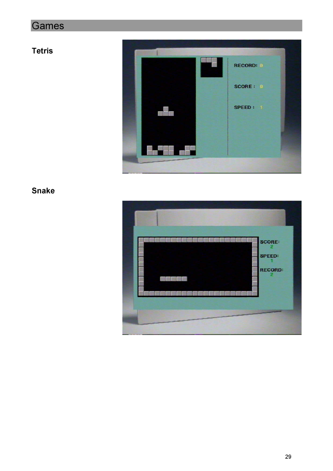 Kathrein UFE 371/S manual Tetris Snake 