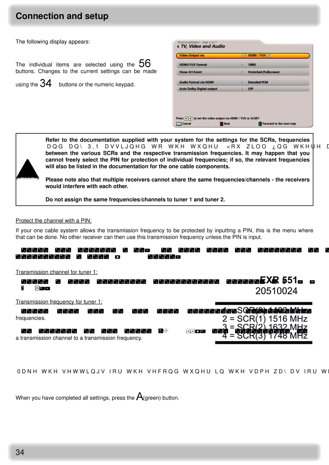 Kathrein UFS 922 si, UFS 922 sw manual Connection and setup 