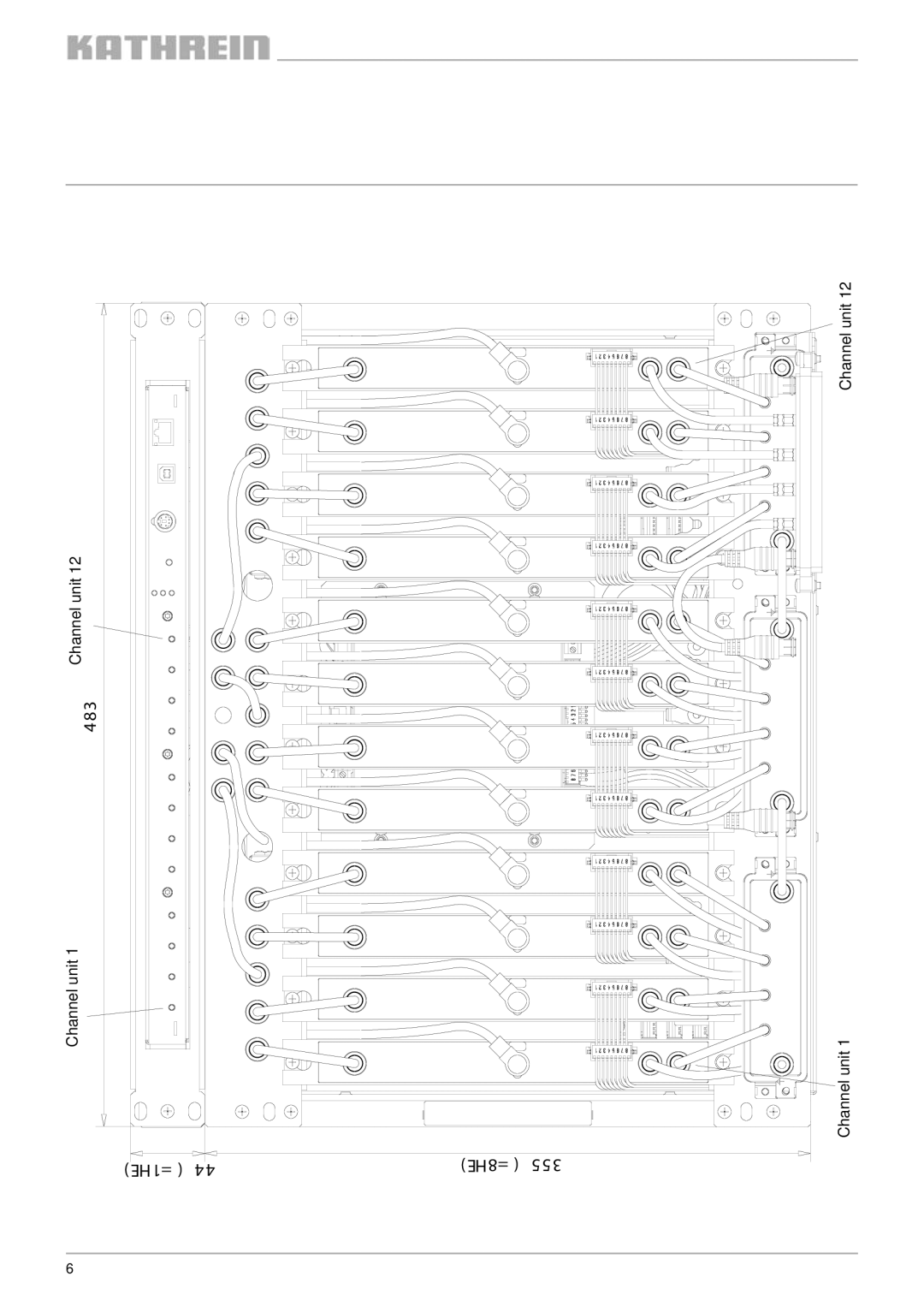 Kathrein UFX 314, BN 20610071 user manual 483 =1HE =8HE 355 