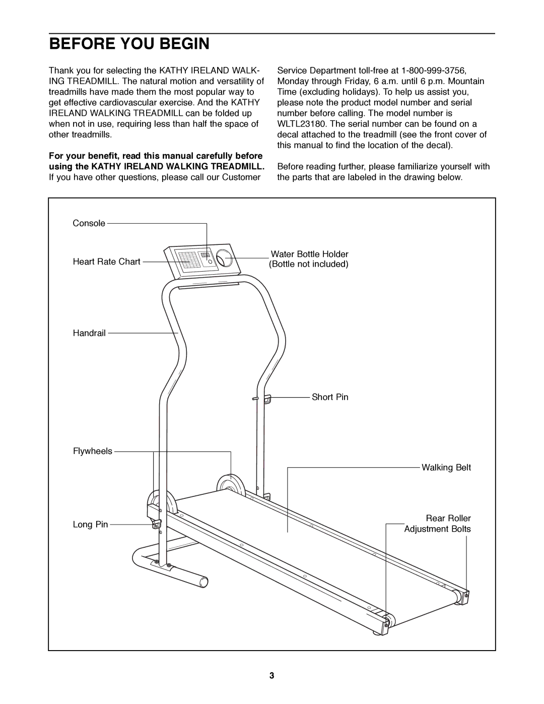 Kathy Ireland Home WLTL23180 manual Before YOU Begin 