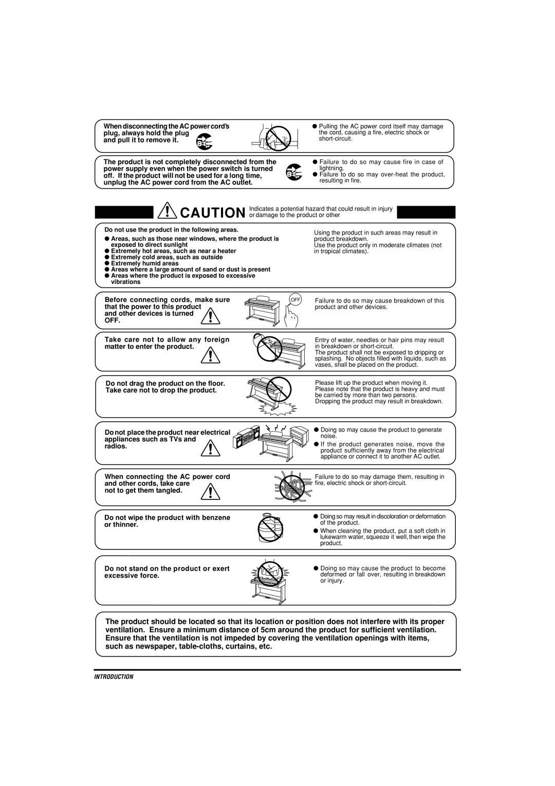 Kawai CA-X manual Off 