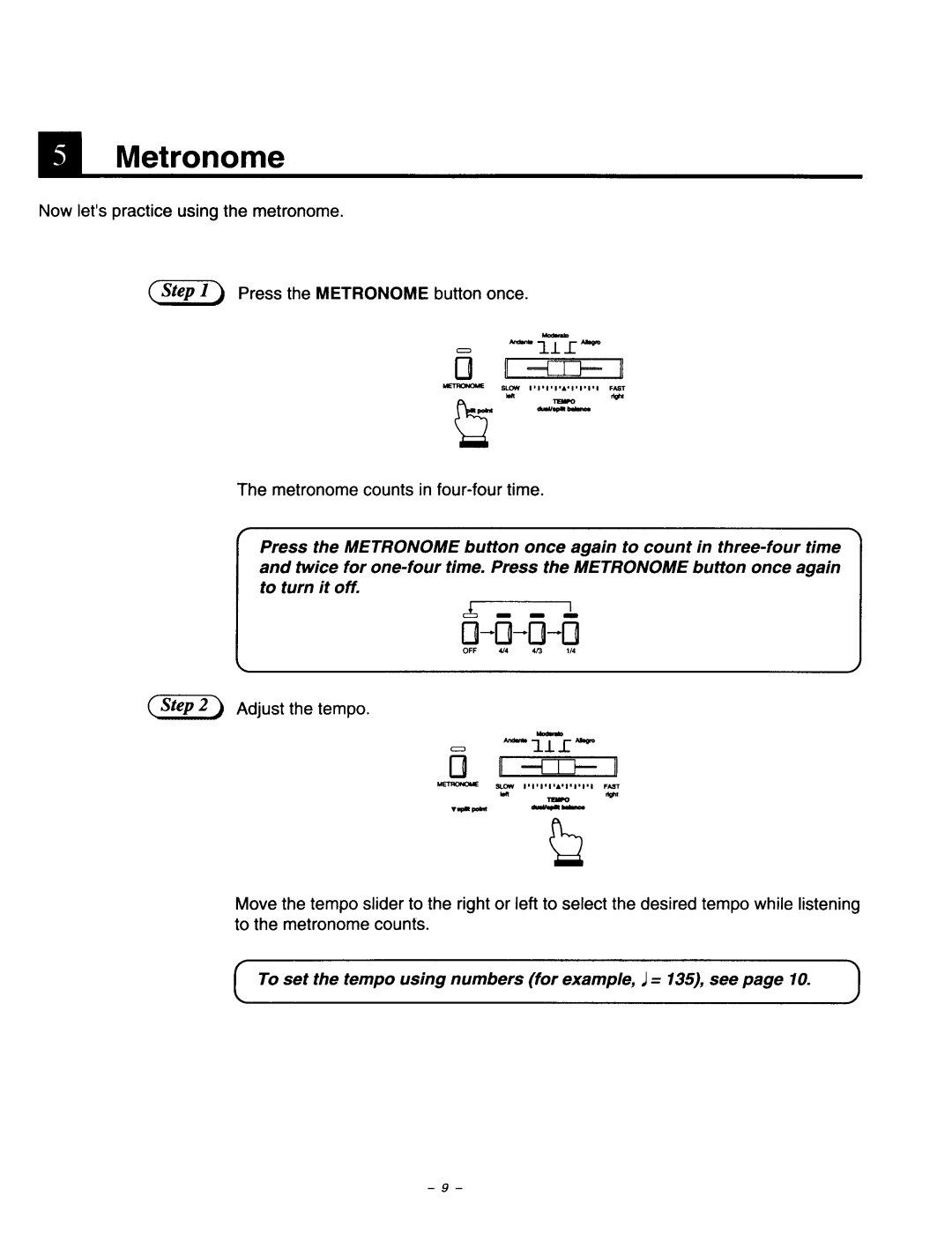 Kawai CA640, CA840, CA440 manual 