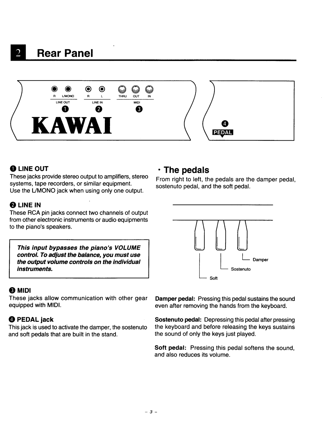 Kawai CA640, CA840, CA440 manual 