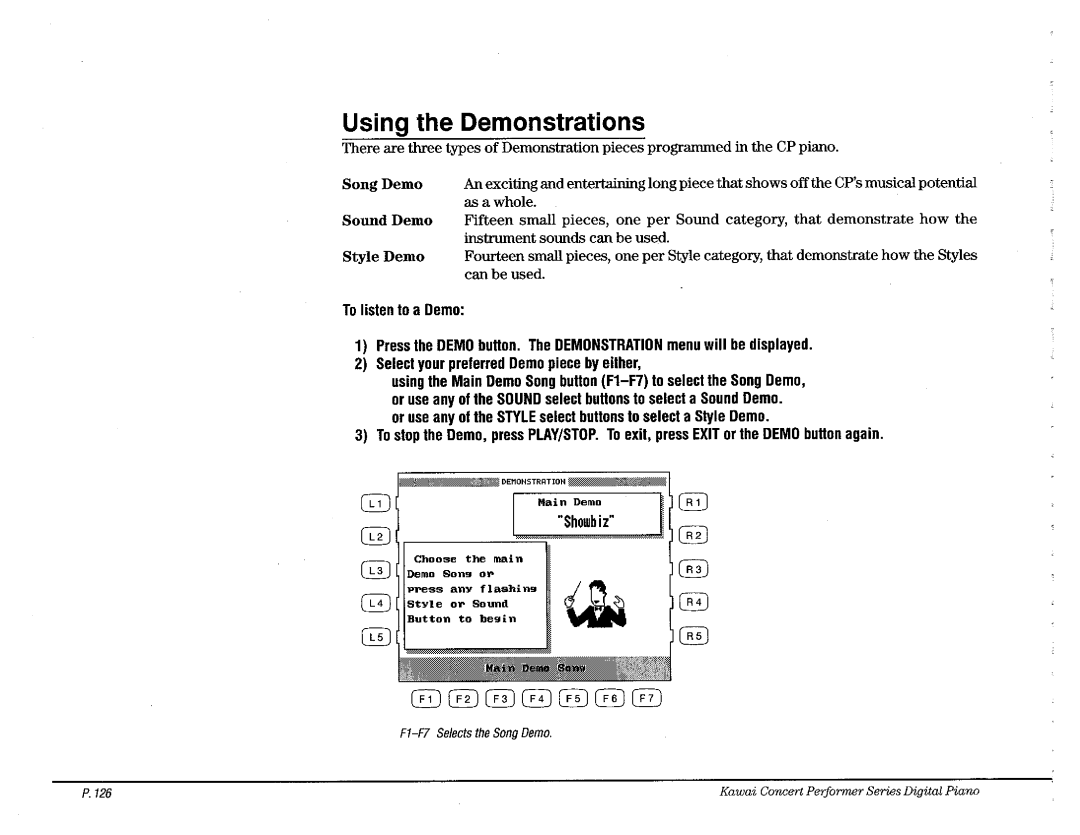 Kawai CP110 manual 