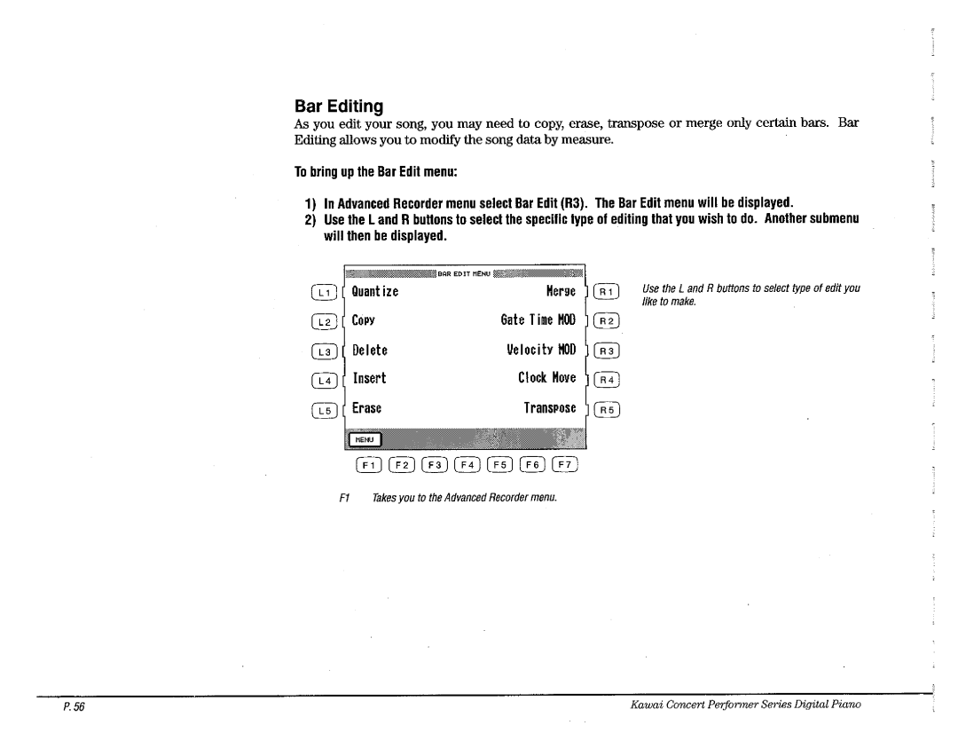 Kawai CP110 manual 