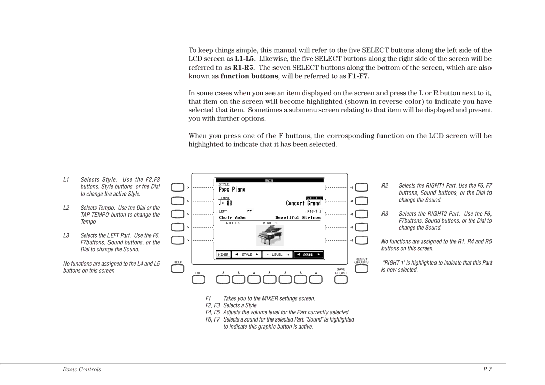 Kawai CP115 manual Help Regist Groups 