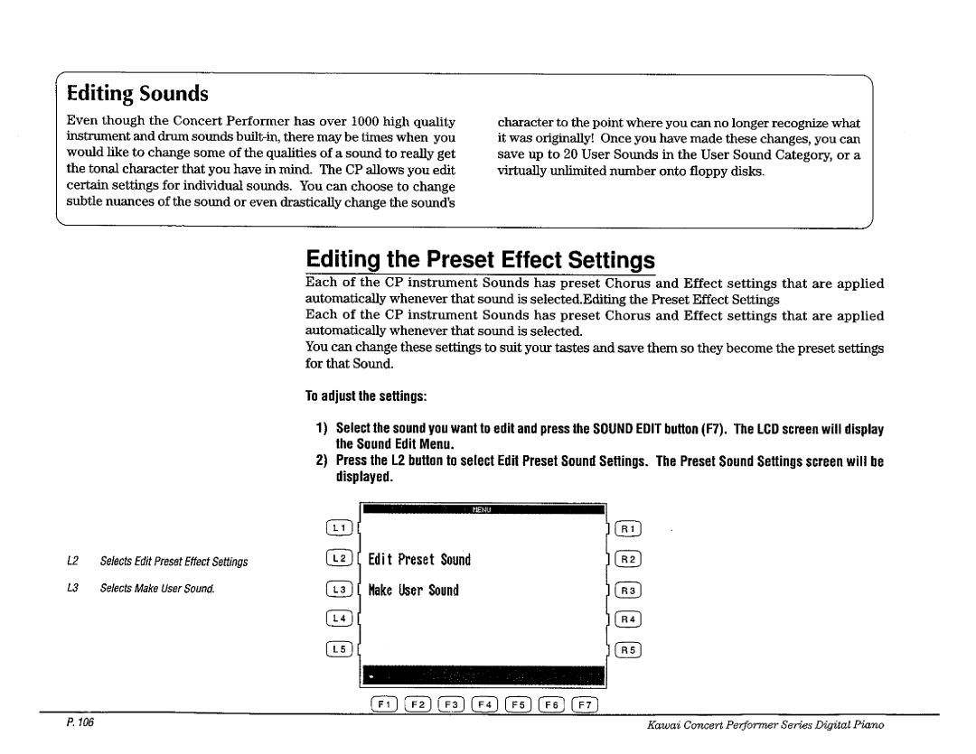 Kawai CP187, CP177, CP207 manual 