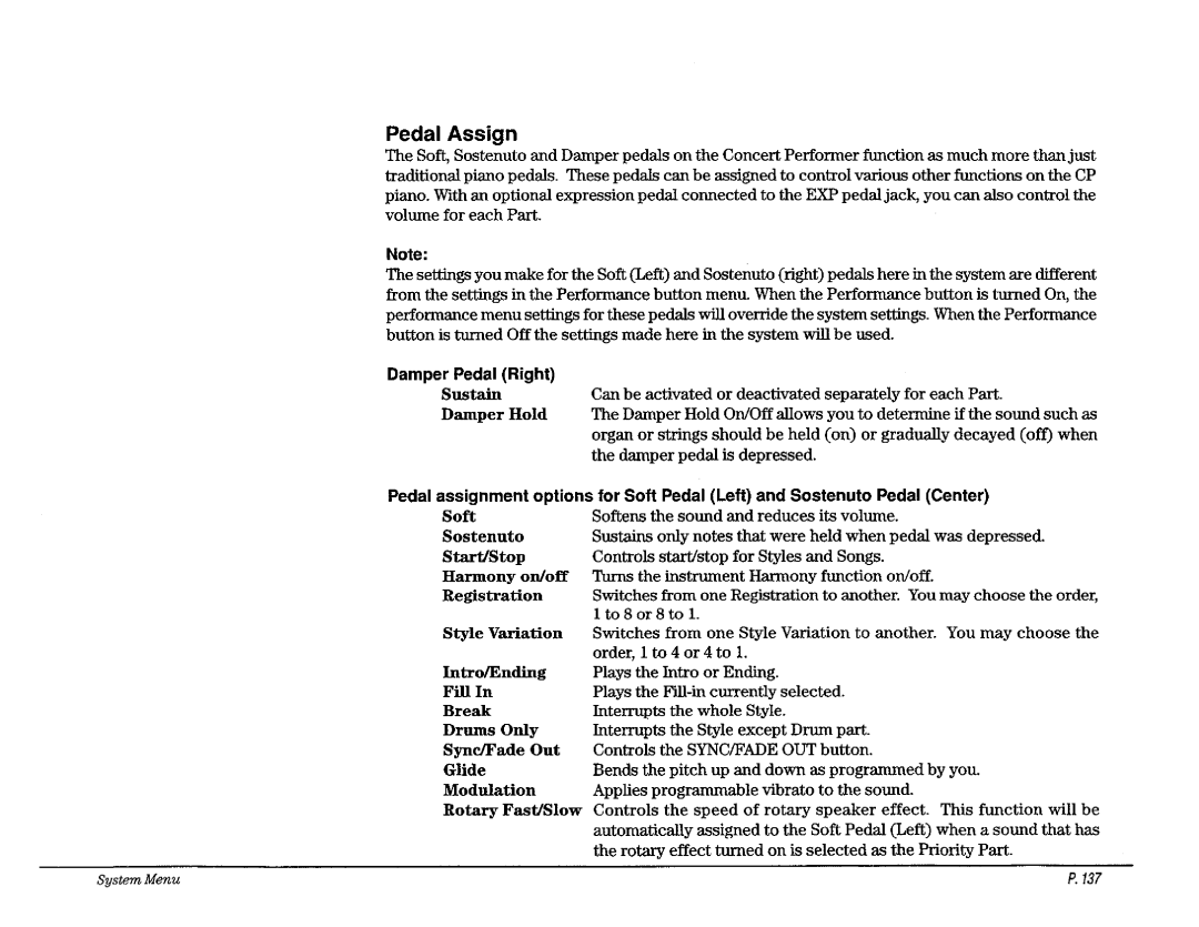 Kawai CP177, CP207, CP187 manual 