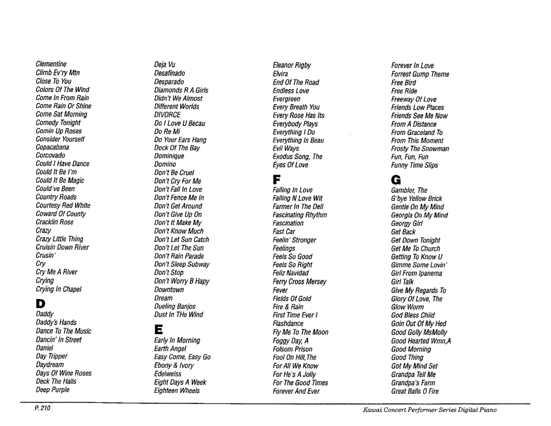 Kawai CP207, CP177, CP187 manual 