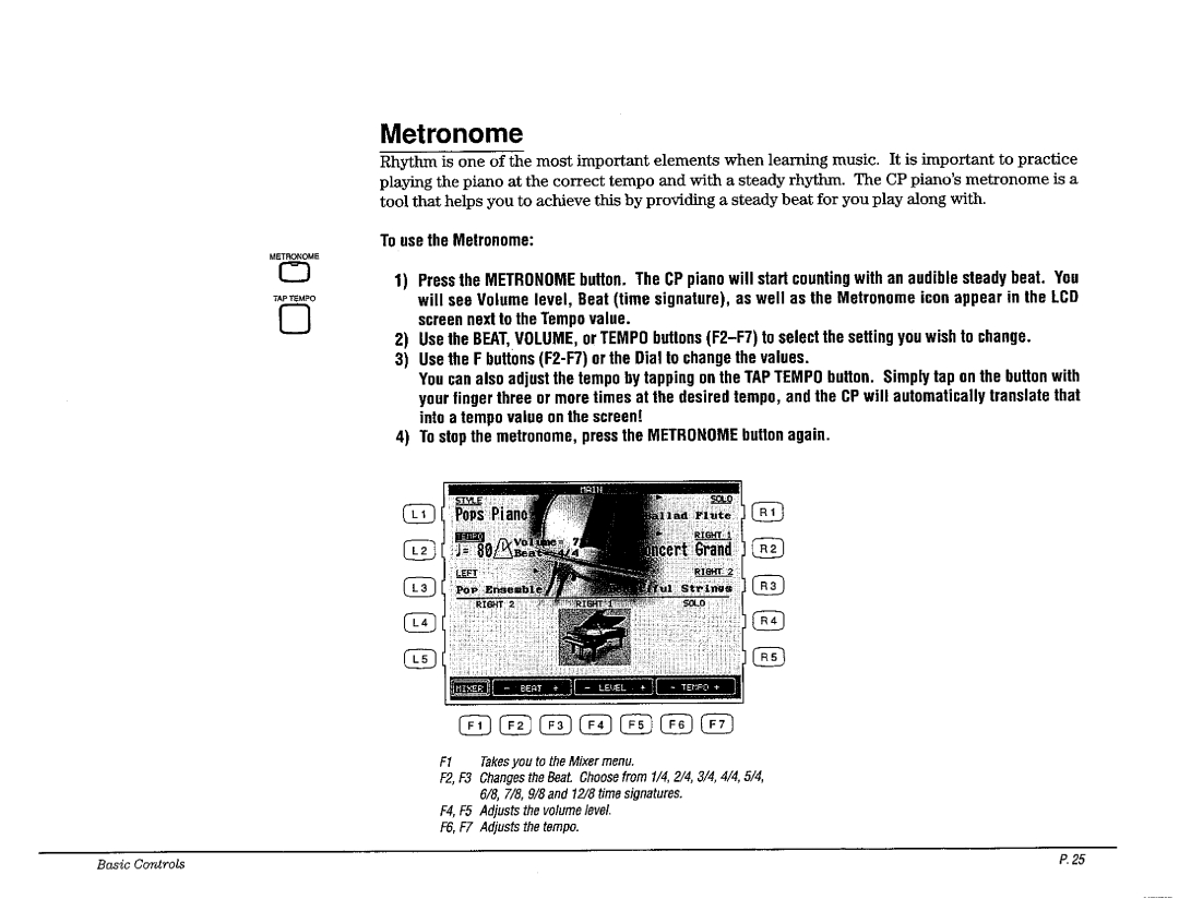 Kawai CP187, CP177, CP207 manual 