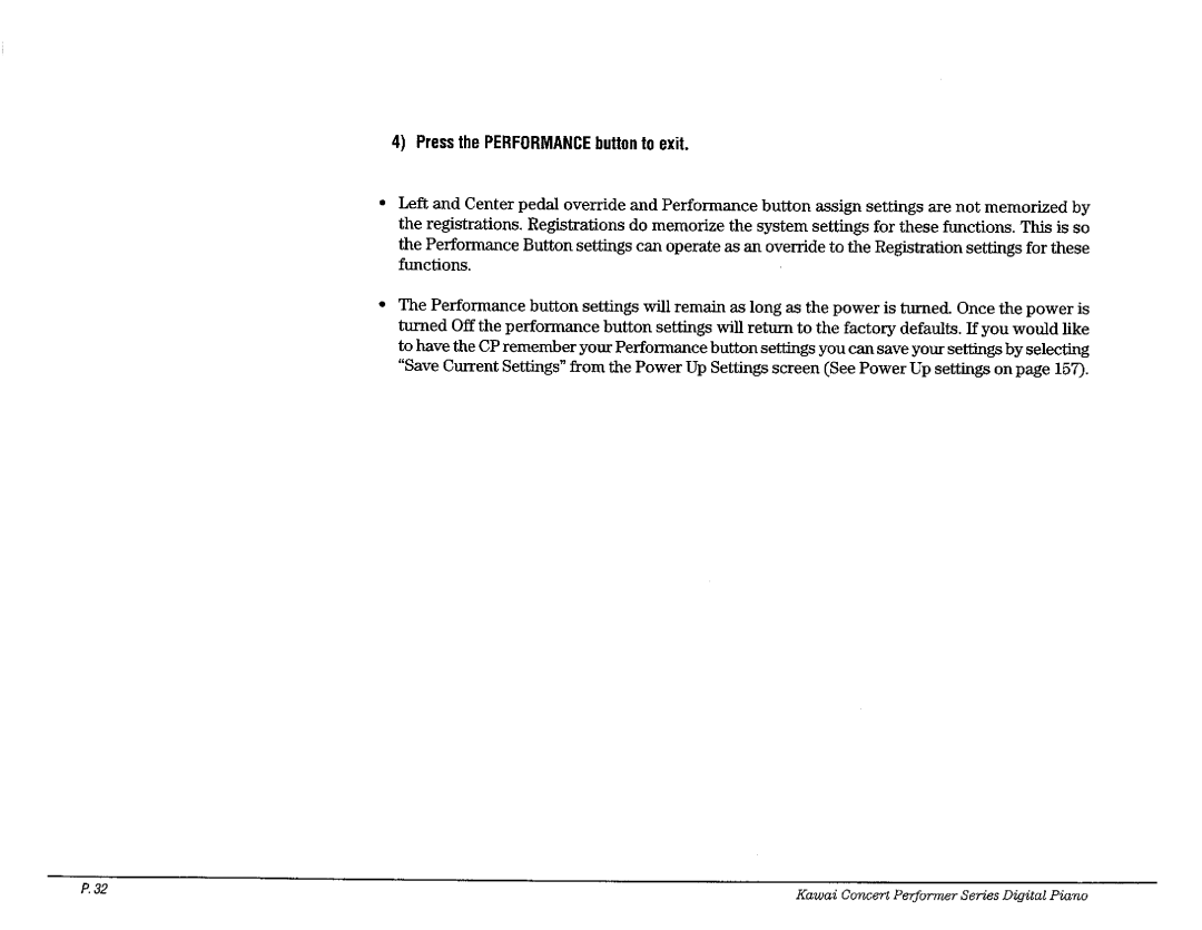 Kawai CP177, CP207, CP187 manual 