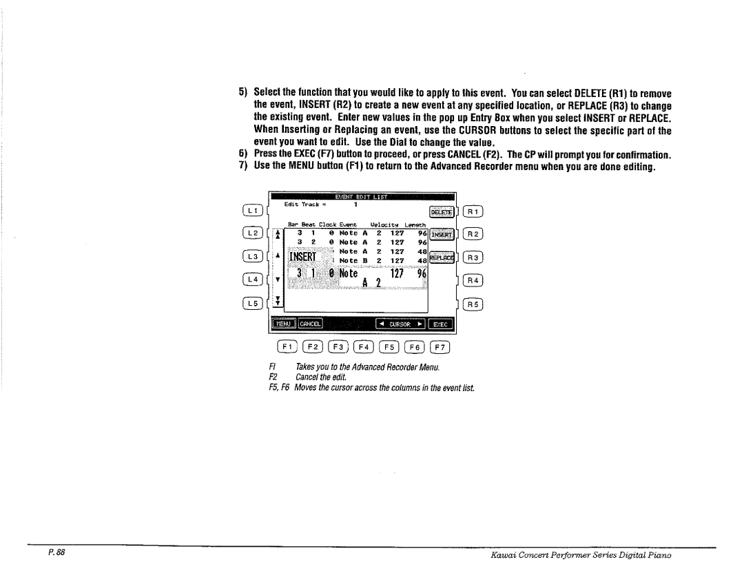 Kawai CP187, CP177, CP207 manual 