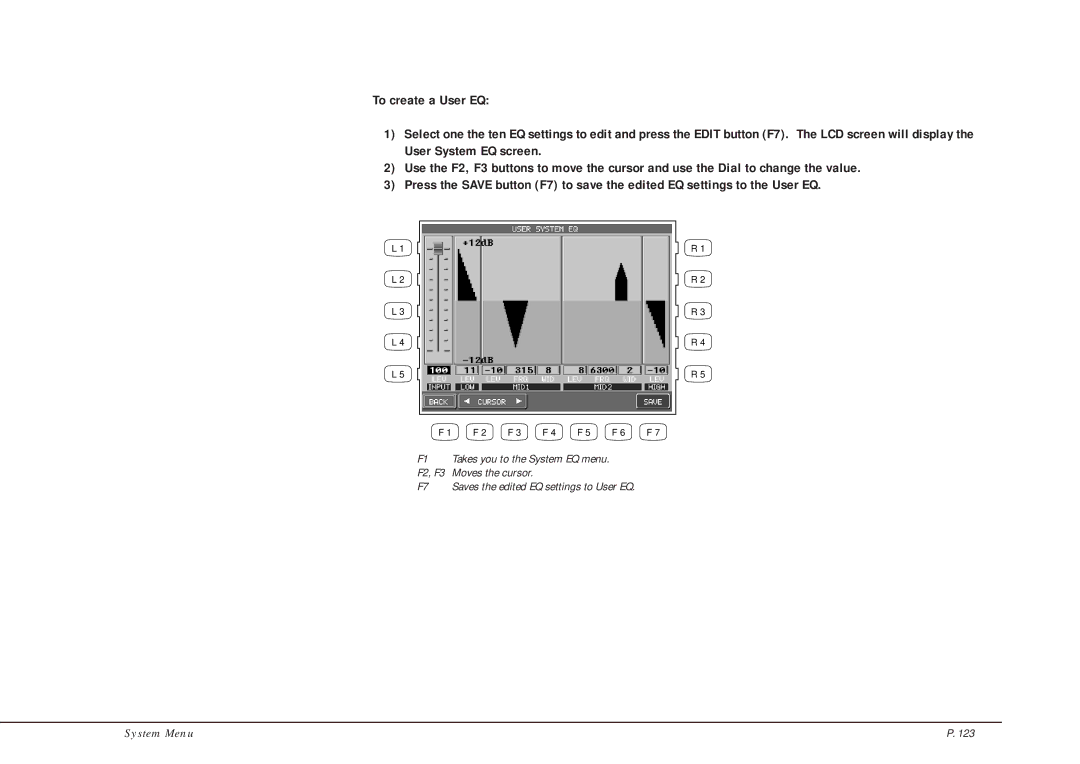 Kawai CP205/CP185 manual System Menu 