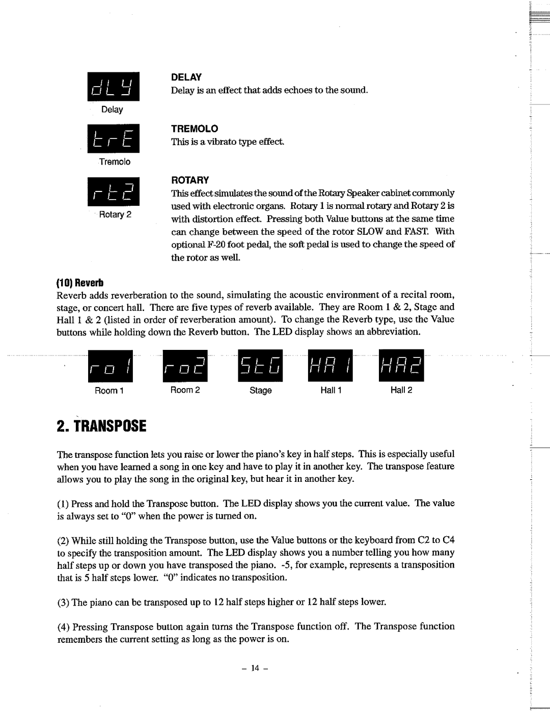 Kawai EP2 manual 