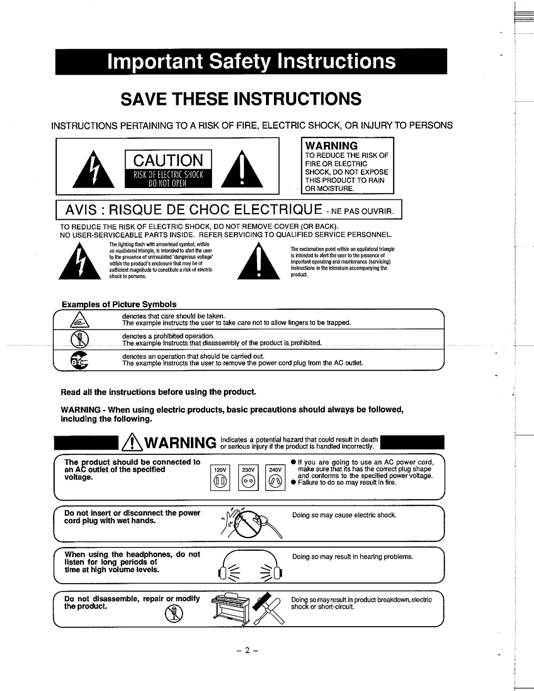 Kawai EP2 manual 