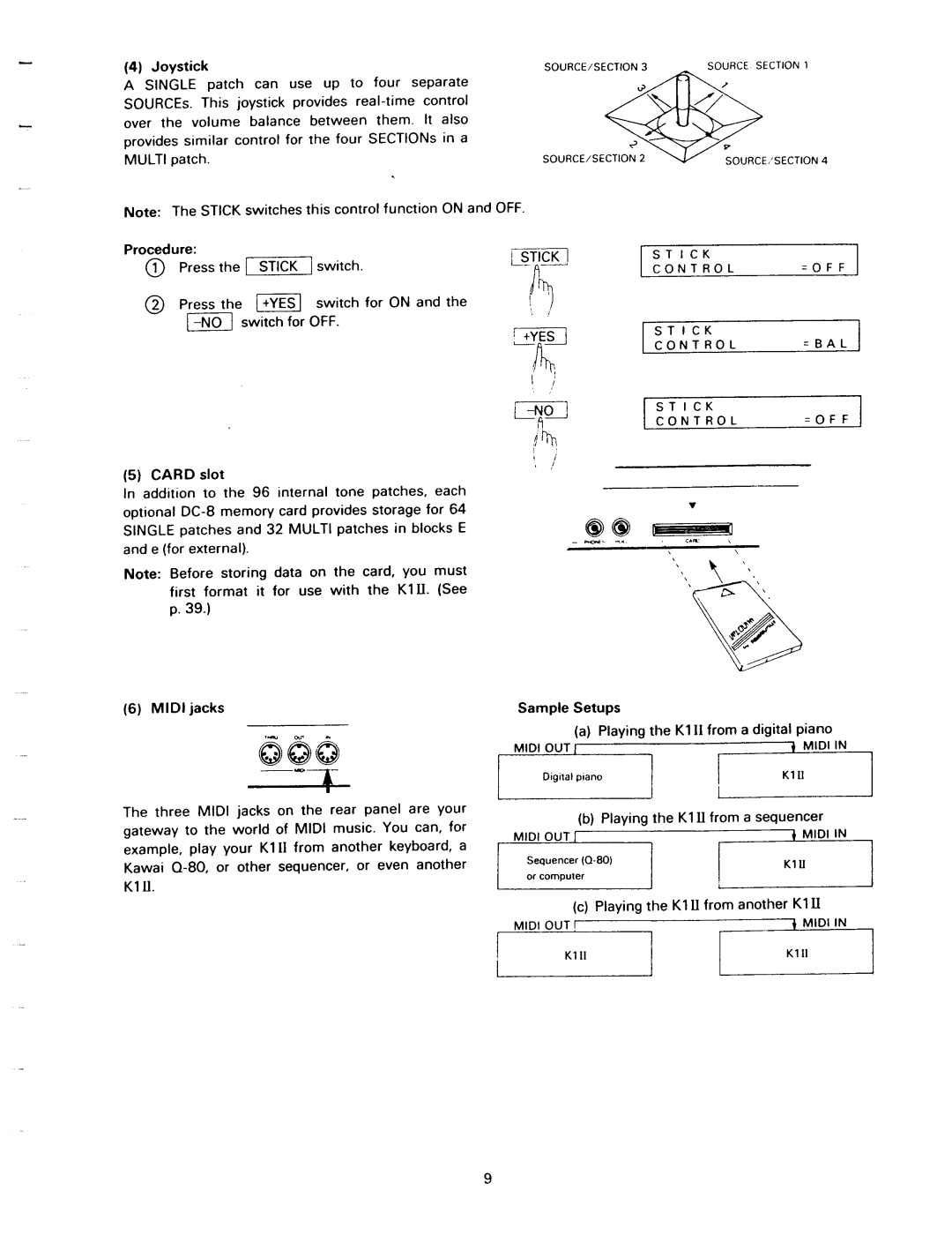 Kawai K1II manual 