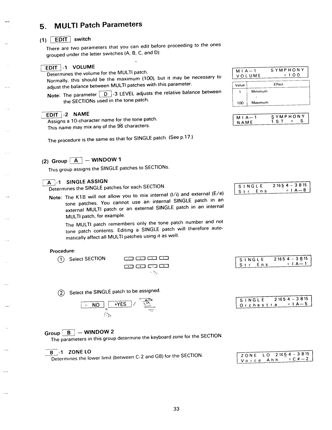 Kawai K1II manual 