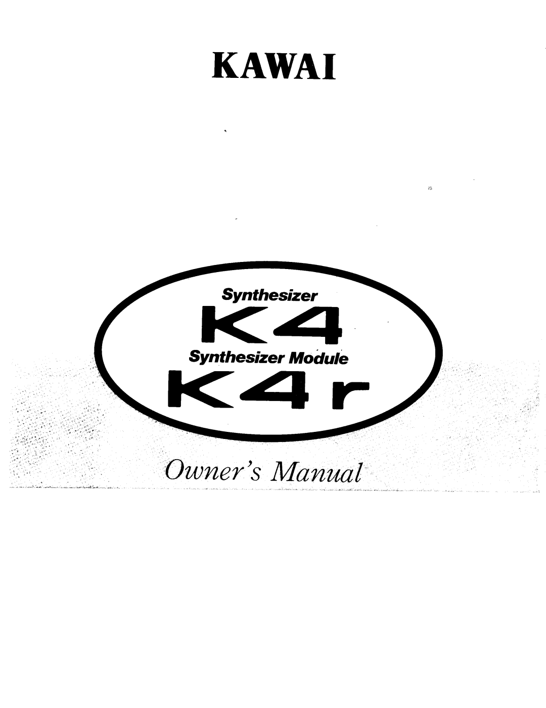 Kawai K4r manual 